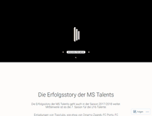 Tablet Screenshot of ms-talents.com